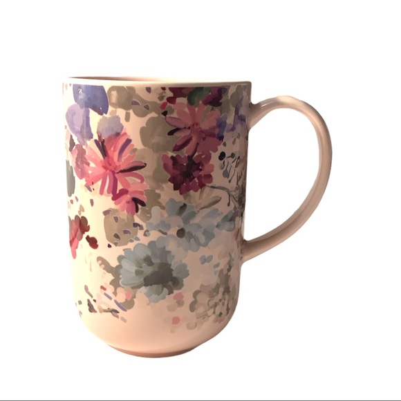 NWT Indigo Winter Floral Tea Collectible Mug Cup 14 oz Stainless Steel Infuser - Picture 2 of 7